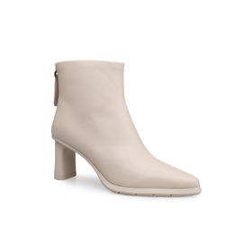 豪麟名鞋迪嘉女鞋胎牛皮革短靴DJHJA52WN007灰色