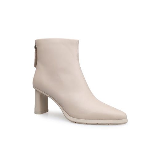 豪麟名鞋迪嘉女鞋胎牛皮革短靴DJHJA52WN007灰色 商品图0