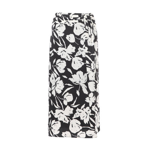 【优雅气质印花半身长裙】EITIE爱特爱复古高腰显瘦秋季新款C2506822 商品图5