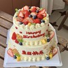 【简约款】鲜果双层庆生蛋糕~简约清新款，老少皆宜 商品缩略图0
