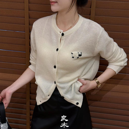 【预售7天】良木礼绵羊毛开衫（Q2592270F） 商品图2