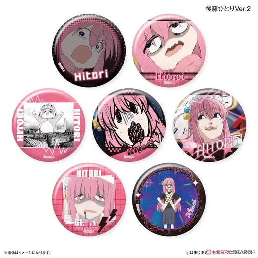 Animate 孤独摇滚 波奇酱 后藤一里ver.2 徽章 吧唧 全7种 谷子 商品图0