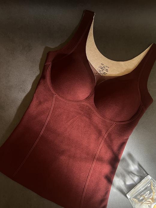 Gote 秋冬新品“冬日拂影”桑蚕丝德绒一体保暖背心 商品图4