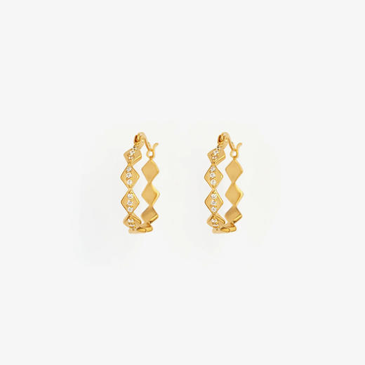 北京仓｜Leo Sedim-EUCLIDE-金色 锆石 单只 耳环［法国设计师］ 商品图4