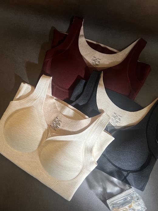 Gote 秋冬新品“冬日拂影”桑蚕丝德绒一体保暖背心 商品图5