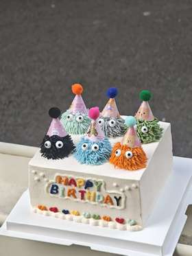 小煤球方形蛋糕