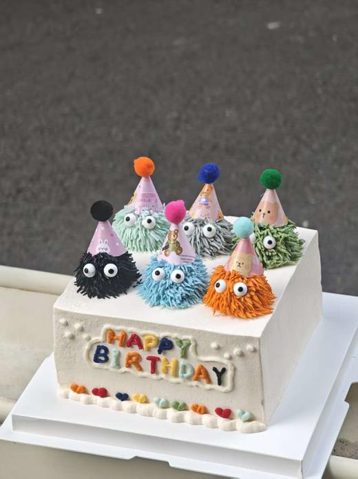 小煤球方形蛋糕 商品图0