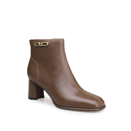 豪麟名鞋迪嘉女鞋短靴DJYYA52WN001咖啡色 商品图0