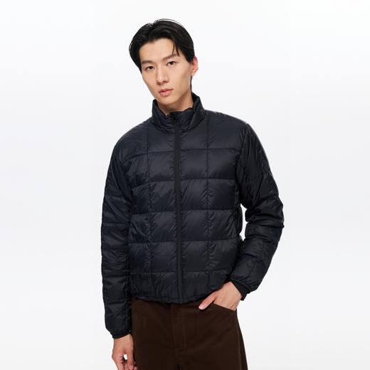 oneup立领格纹轻薄羽绒服 商品图3
