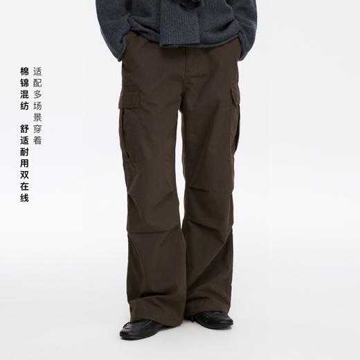 oneup薄珠帆工装裤 商品图2