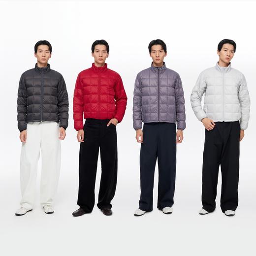 oneup立领格纹轻薄羽绒服 商品图5