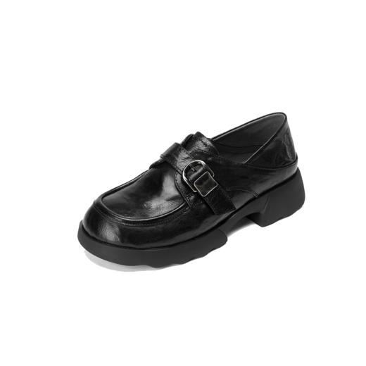 西村名物2025年秋季新款厚底增高防滑软底软面舒适百搭乐福鞋T25CM31751 商品图10