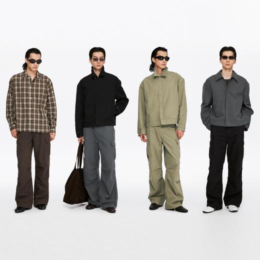 oneup薄珠帆工装裤 商品图4