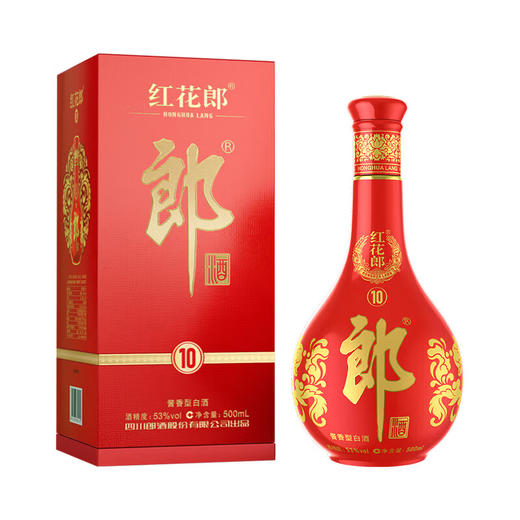 郎酒红花郎10酱香型53度白酒 商品图1