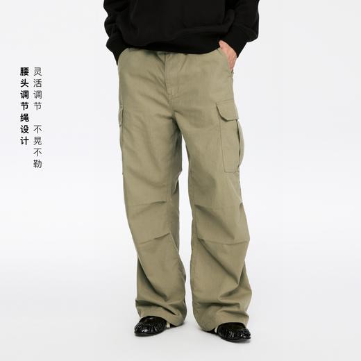 oneup薄珠帆工装裤 商品图1