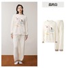 【成毅同款】有棵树睡衣女款半边绒可爱加厚冬男士情侣家居服套装 商品缩略图4
