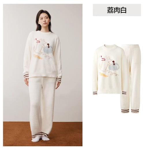 【成毅同款】有棵树睡衣女款半边绒可爱加厚冬男士情侣家居服套装 商品图4