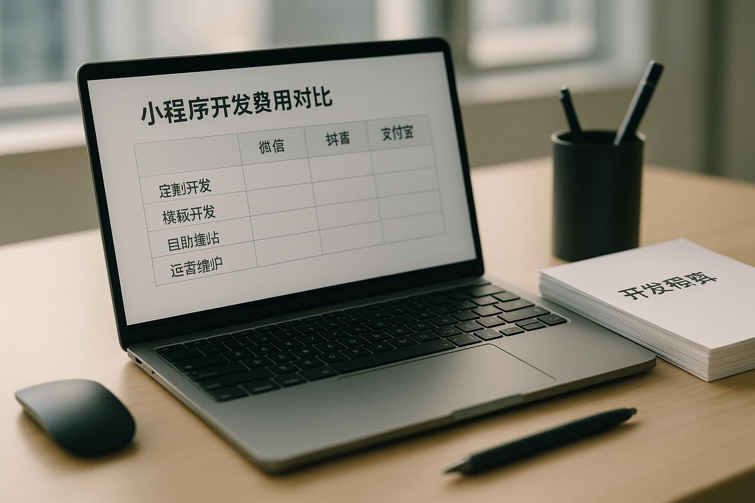 不同类型小程序开发费用差距在哪？