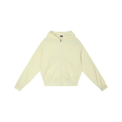 oneup竹节纹拉链连帽卫衣（男女同款） 商品图7