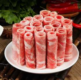 内蒙古呼伦贝尔草原羊肉卷500g