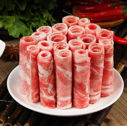 内蒙古呼伦贝尔草原羊肉卷500g 商品图0