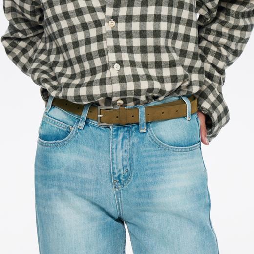 oneup反绒皮方头皮带 （男女同款） 商品图2