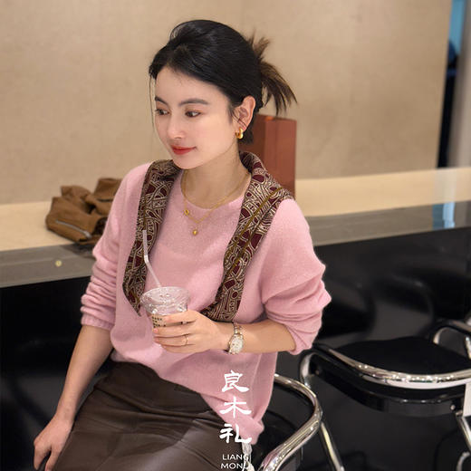 【部分现货】良木礼山羊绒圆领套衫（Q2584524） 商品图1