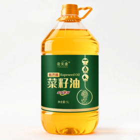 最安康菜籽油 5L桶装