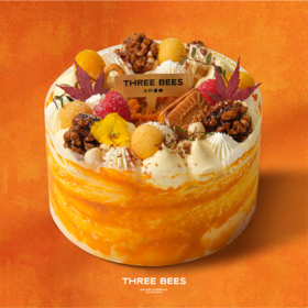 南瓜乳酪焙茶蛋糕