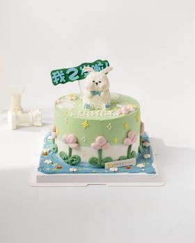 定制小兔蛋糕（百分百进口动物奶油）