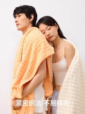 【防螨·抑菌】【有棵树抗菌珊瑚绒浴巾】男成人2025新款非全棉纯棉裹巾女防螨大毛巾YSAB6002