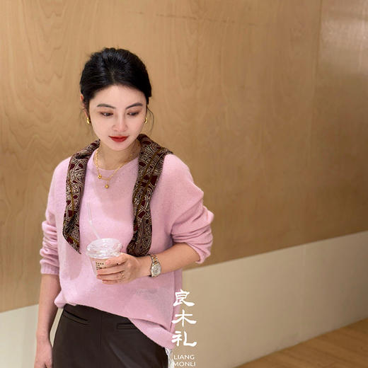 【部分现货】良木礼山羊绒圆领套衫（Q2584524） 商品图2