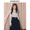 MAXRIENY【商场同款】2025秋纯色蕾丝连帽雪纺衫(货号:MF86TP506) 商品缩略图0