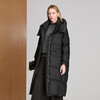 EITIE爱特爱暗扣厚实高领兜帽鹅绒填充长款轻盈羽绒外套8411113 商品缩略图5
