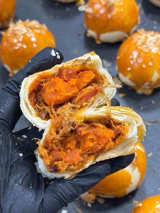 木鱼花火腿肉松蛋黄酥·常温点心非清真 商品图0