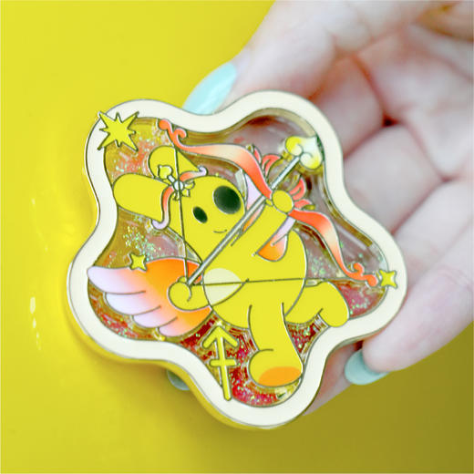 团团星座系列流沙冰箱贴 商品图0