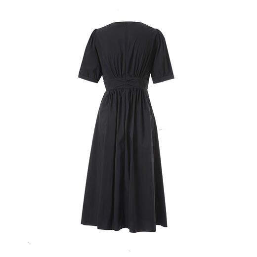 EITIE爱特爱气质V领扭结收腰时尚通勤显瘦连衣裙8207917 商品图9