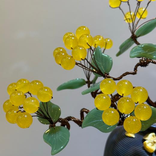 如果水晶金色梅花富贵树 商品图2