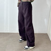 2025年秋季新款时尚高腰显瘦直筒阔腿弯刀休闲裤 商品缩略图2