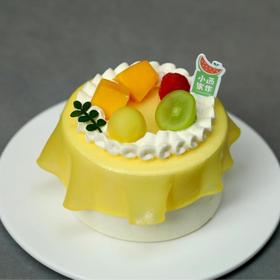 二人食琉璃羽衣百香芒果蛋糕
