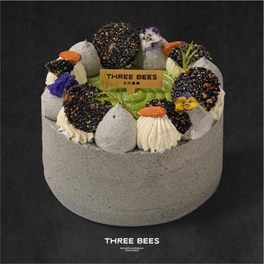 黑芝麻燕麦紫米奶油蛋糕 商品图0