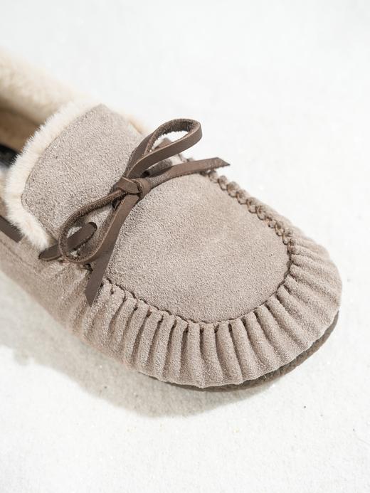 西村名物2025年冬季新款厚底防滑舒适保暖短筒毛毛鞋T25DM49361 商品图8