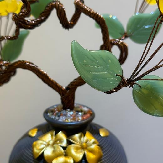 如果水晶金色梅花富贵树 商品图4