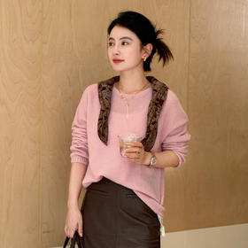 【部分现货】良木礼山羊绒圆领套衫（Q2584524）