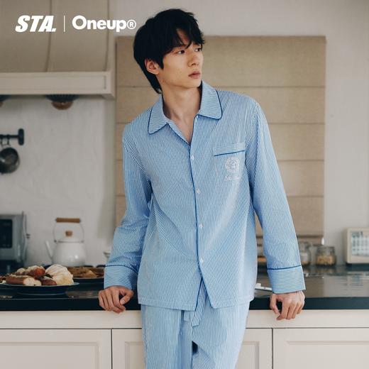 STA联名家居条纹睡衣套装 商品图1