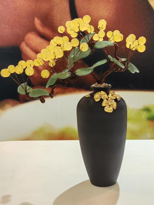 如果水晶金色梅花富贵树 商品图0