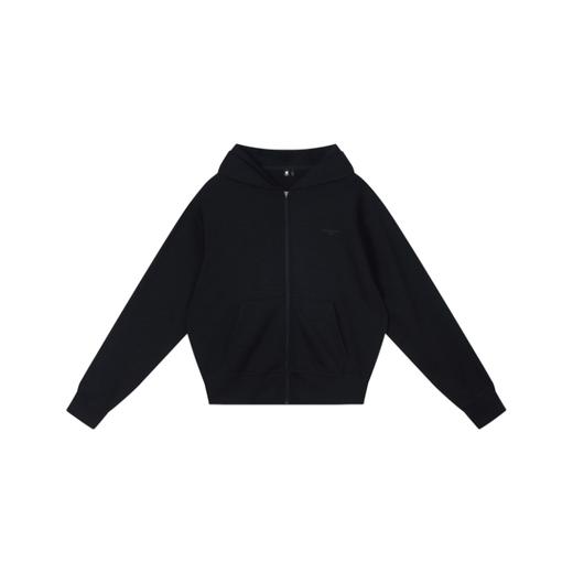 oneup竹节纹拉链连帽卫衣（男女同款） 商品图9