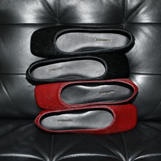 PRETTY RIVER马毛平底芭蕾鞋 商品图2