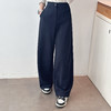 2025年秋季新款时尚高腰显瘦直筒阔腿弯刀休闲裤 商品缩略图5