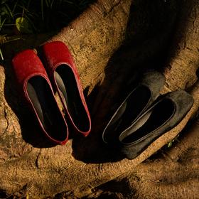 PRETTY RIVER马毛平底芭蕾鞋